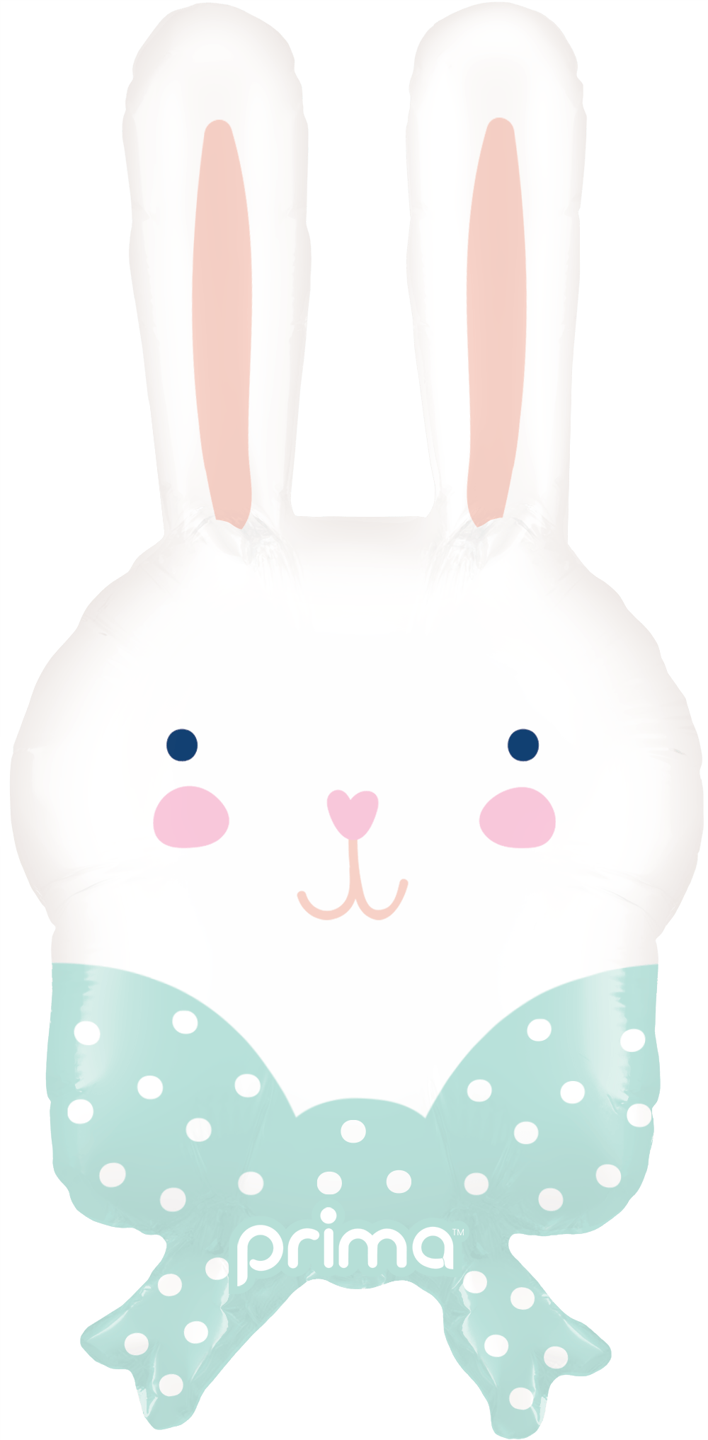12" Sweet Bunny Head (2pc)