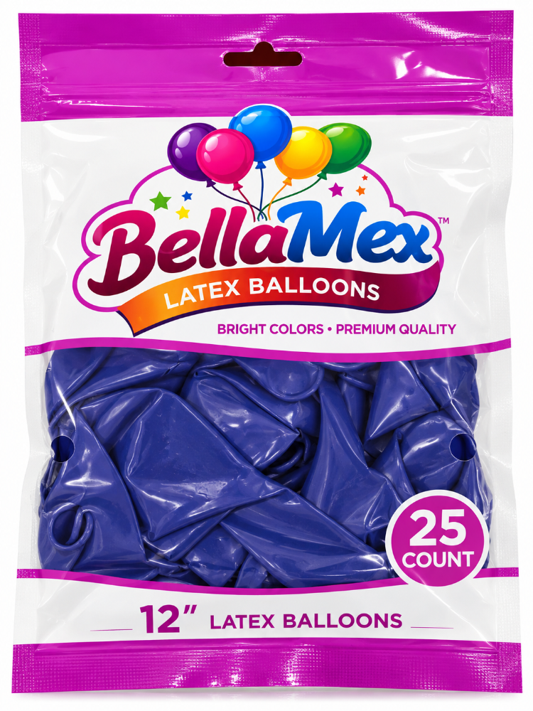 12" New Royal Blue Latex (25ct) - BellaMex