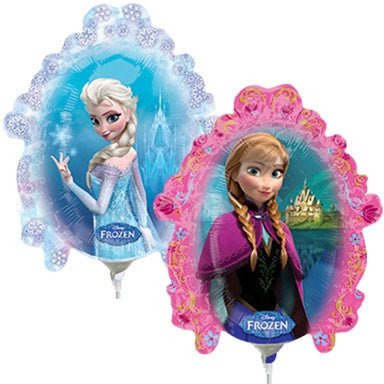 14" Foil Balloon - Frozen Anna & Elsa (10ct)