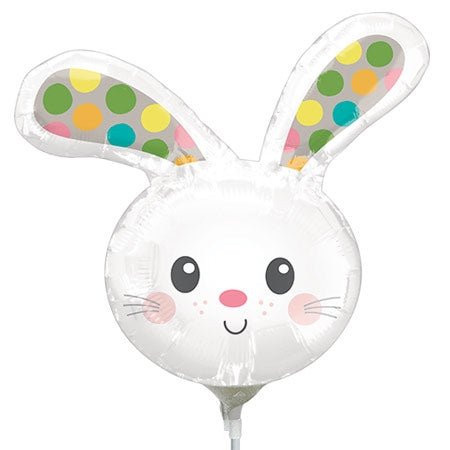 14" Spotted Bunny Head (10ct)