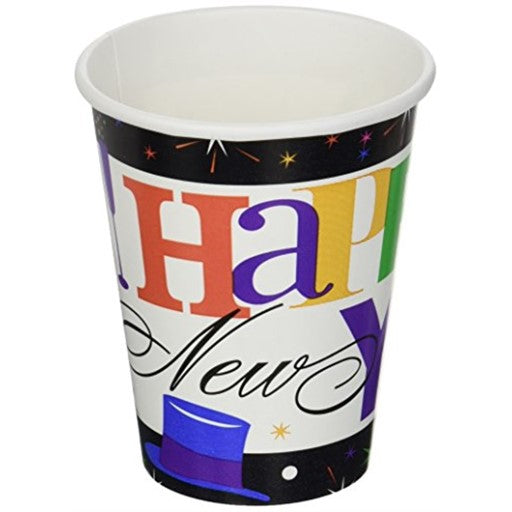9oz Cups - Ring in the New Year (50ct) - Amscan