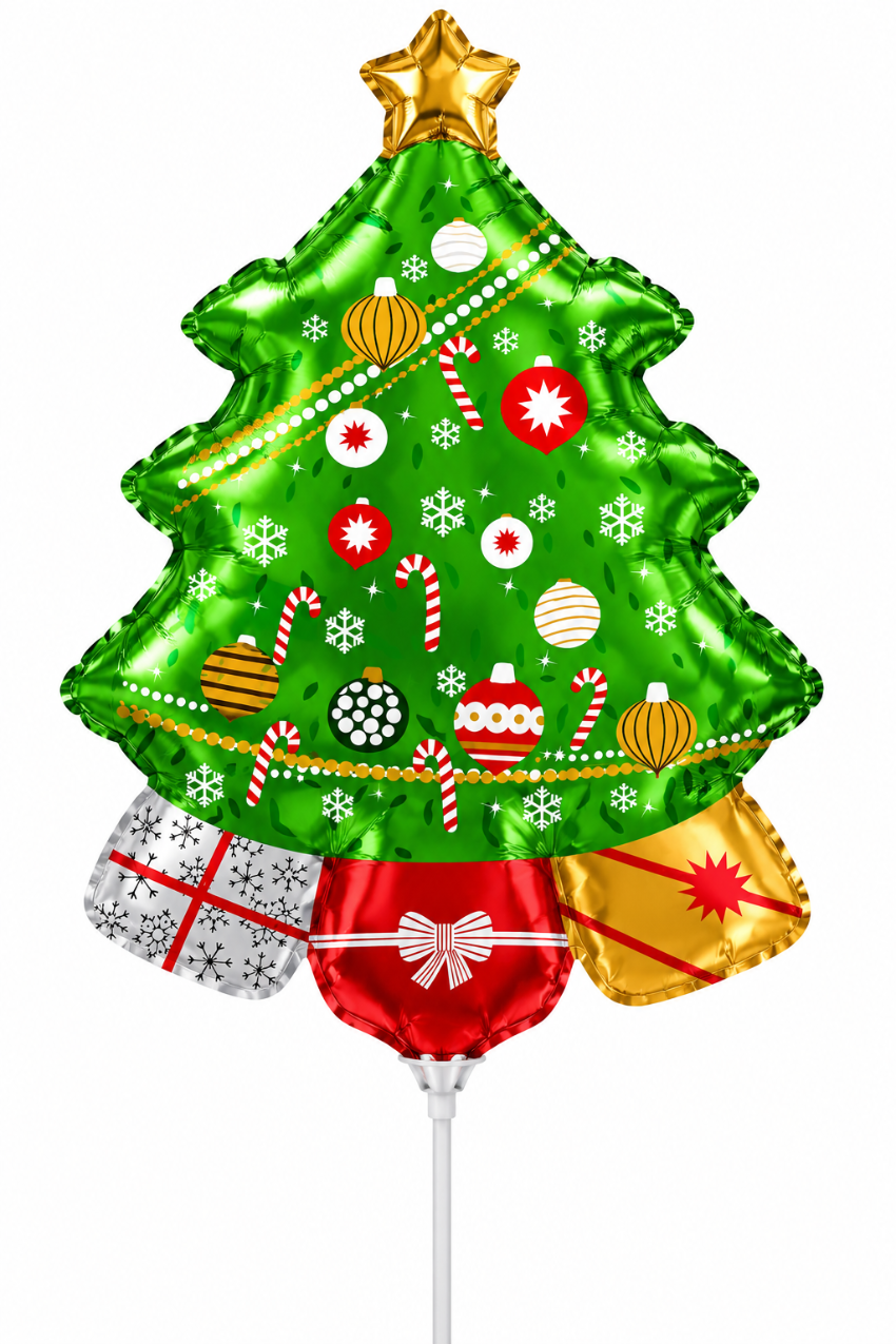 14" Christmas Tree Foil Balloon (20ct)