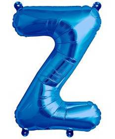 16" Balloon Letters - Blue - Party America