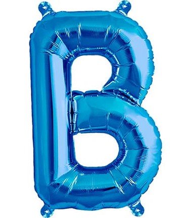16" Balloon Letters - Blue - Party America