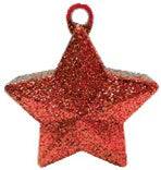 170g Glitter Star Weights - Red (12ct)