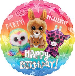 18" Beanie Boos Happy Birthday