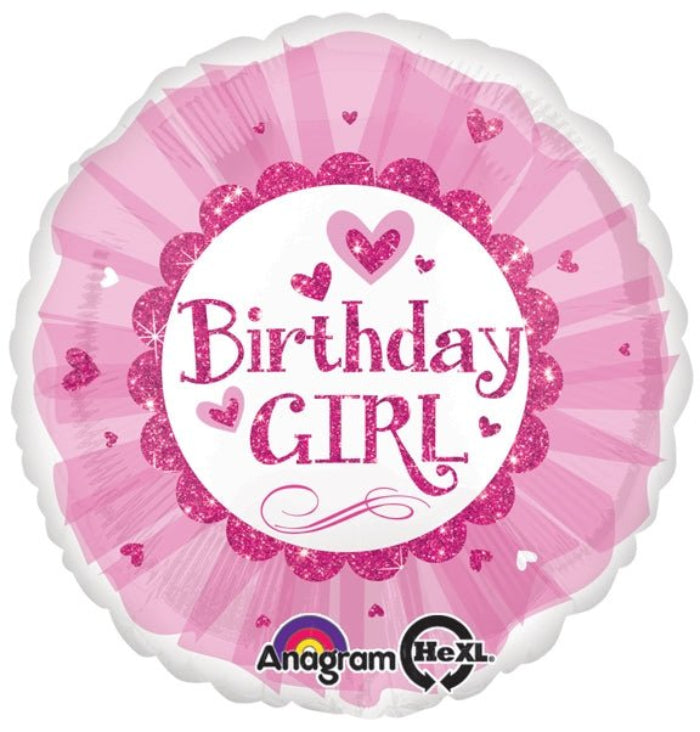 18" Birthday Girl Pink Sparkle Tutu (10ct)