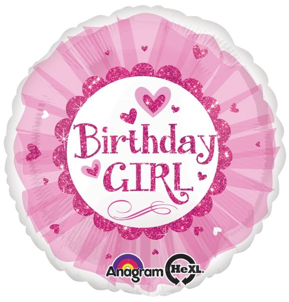 18" Birthday Girl Pink Sparkle Tutu (10ct)