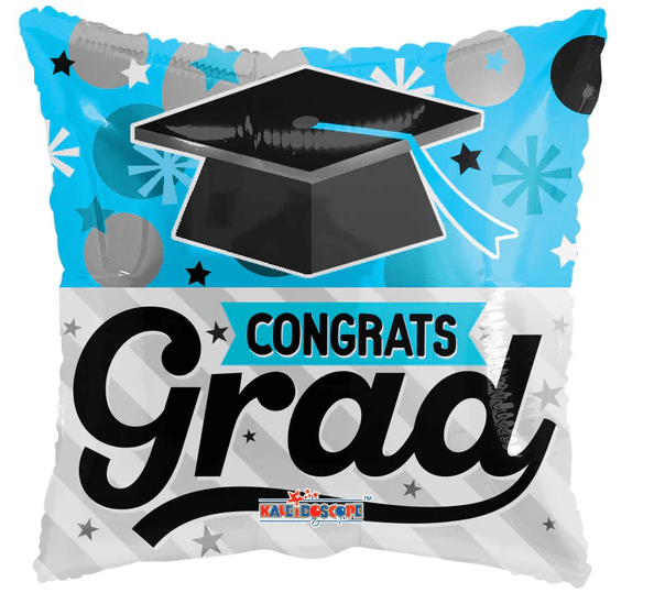 18" Congrats Grad - Blue (100ct) - Conver USA