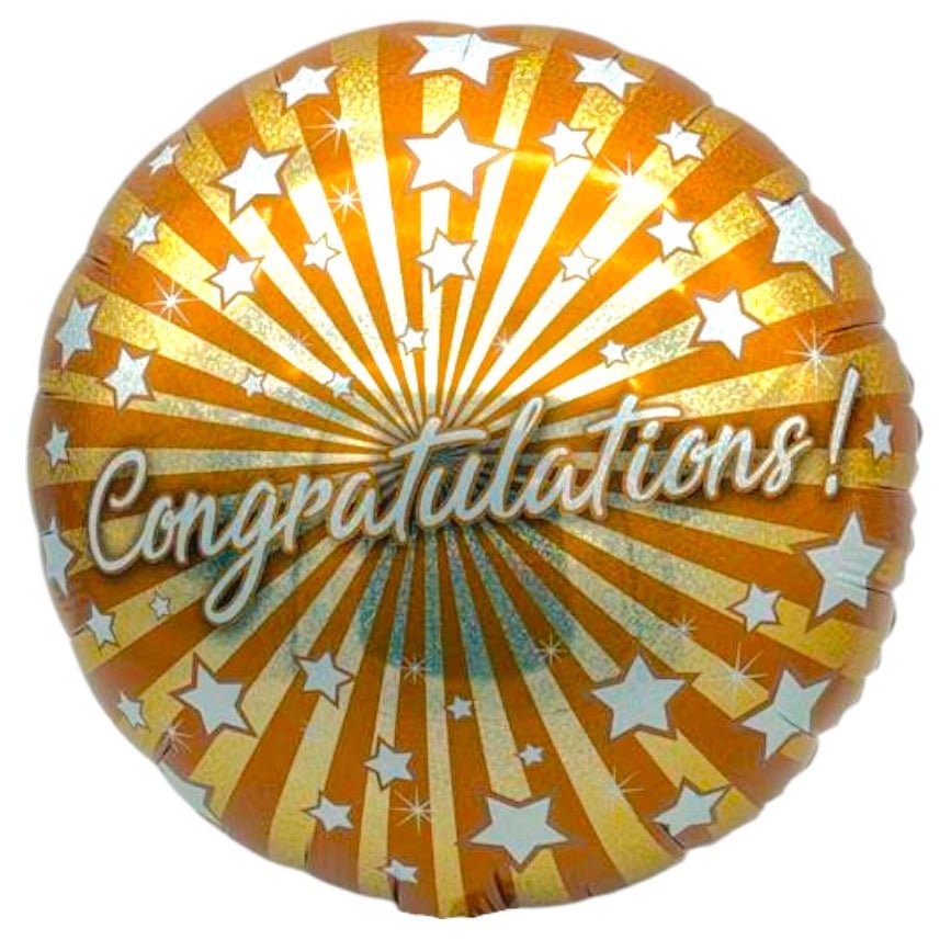 18" Congratulations - Stars and Stripes - 20ct - Party America