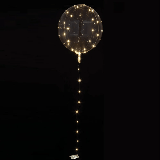 18" Crystal Clearz with White Lights