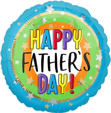 18" Father's Day Colorful (25ct)