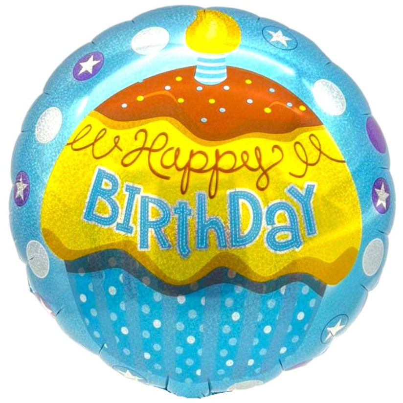 18" Happy Birthday - Cake with Dots - 20ct - Party America