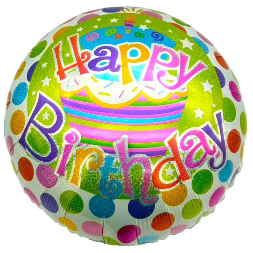 18" Happy Birthday - Polka dots - 20ct - Party America