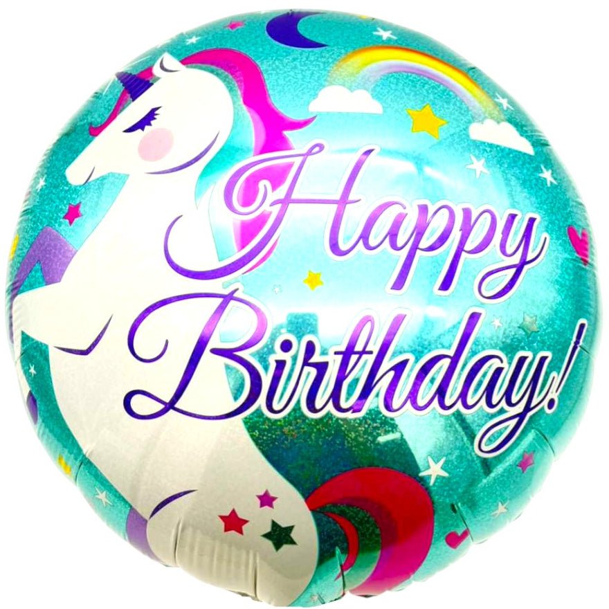18" Happy Birthday Unicorn - 20ct - Party America