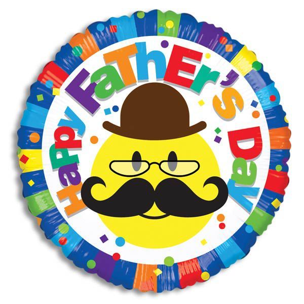 18" Happy Father's Day Smiley (100ct) - Conver USA