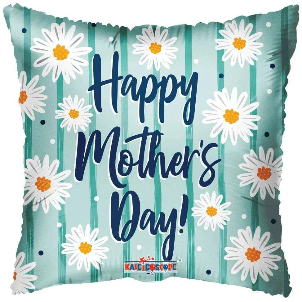 4" Happy Mother's Day Daisies On Mint (100ct) - Conver USA