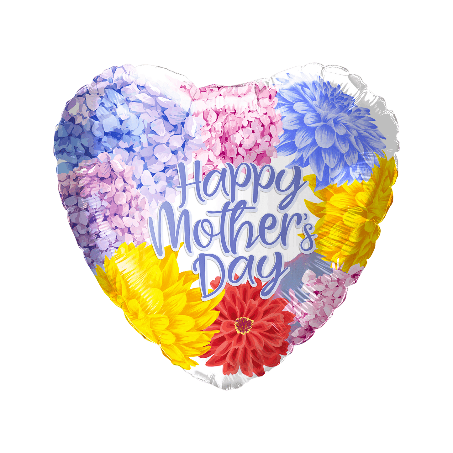 18" Happy Mother’s Day Flowers Balloon - 50ct - Party America