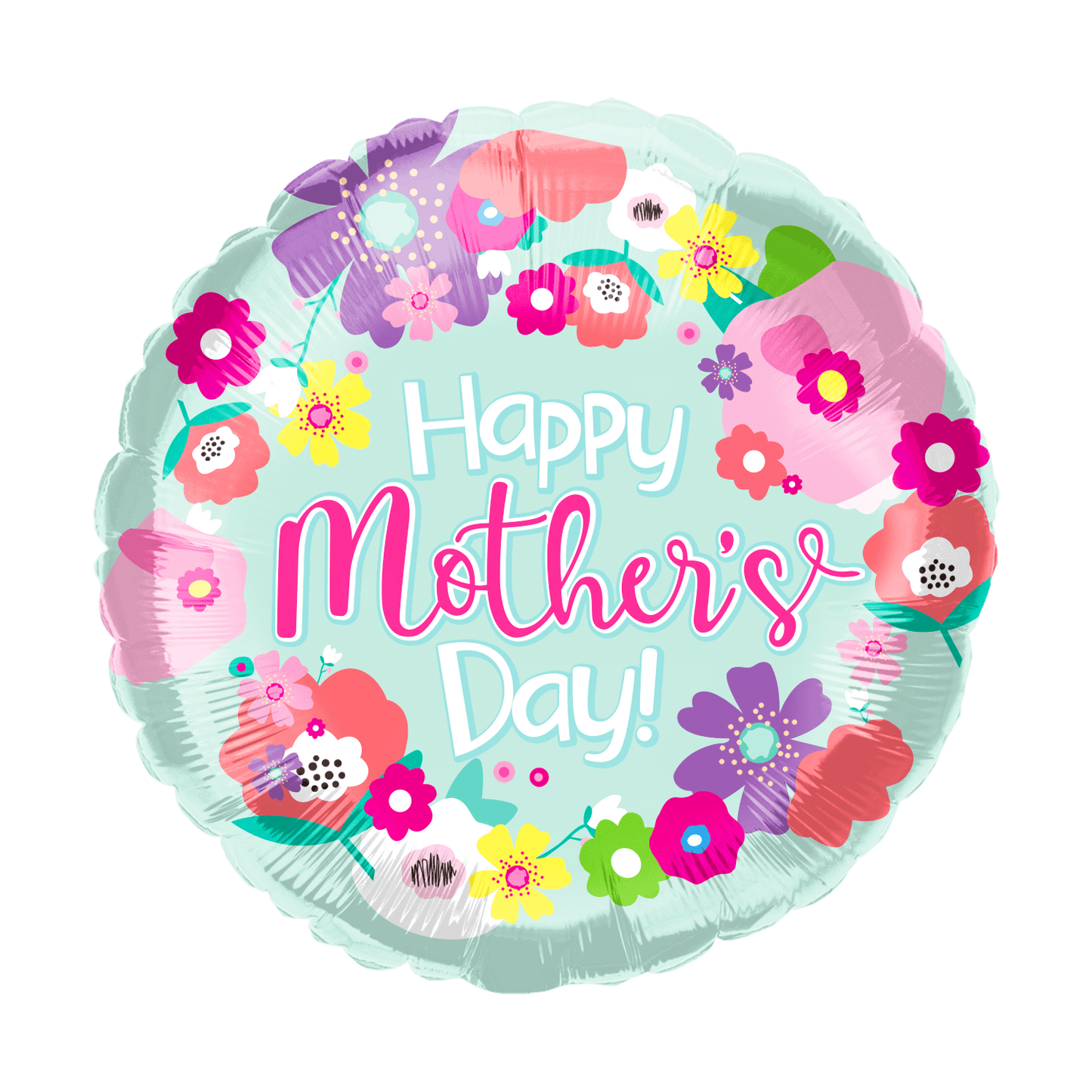 18" Happy Mother's Day Flowers - 50ct - Party America