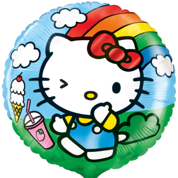 18" Hello Kitty Rainbow