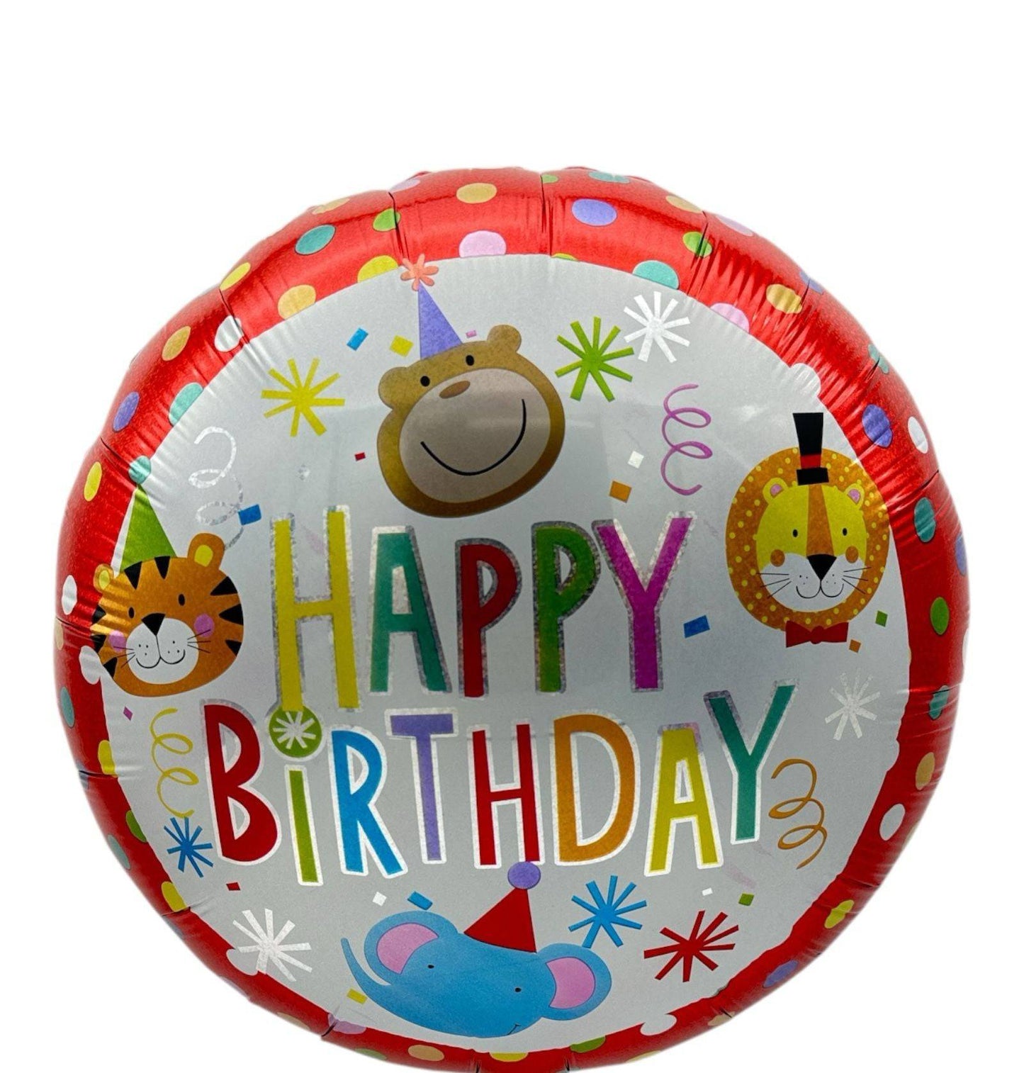 18" Happy Birthday - Safari with PolkaDots - 20ct - Party America