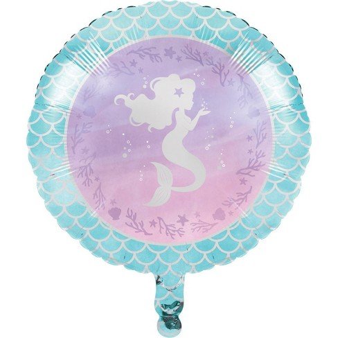 18" Iridescent Mermaid Foil Balloon