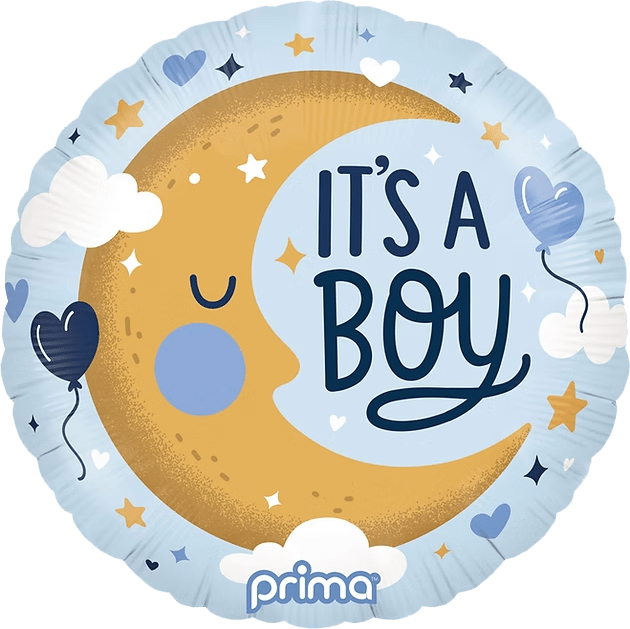 18" Its A Boy Moon