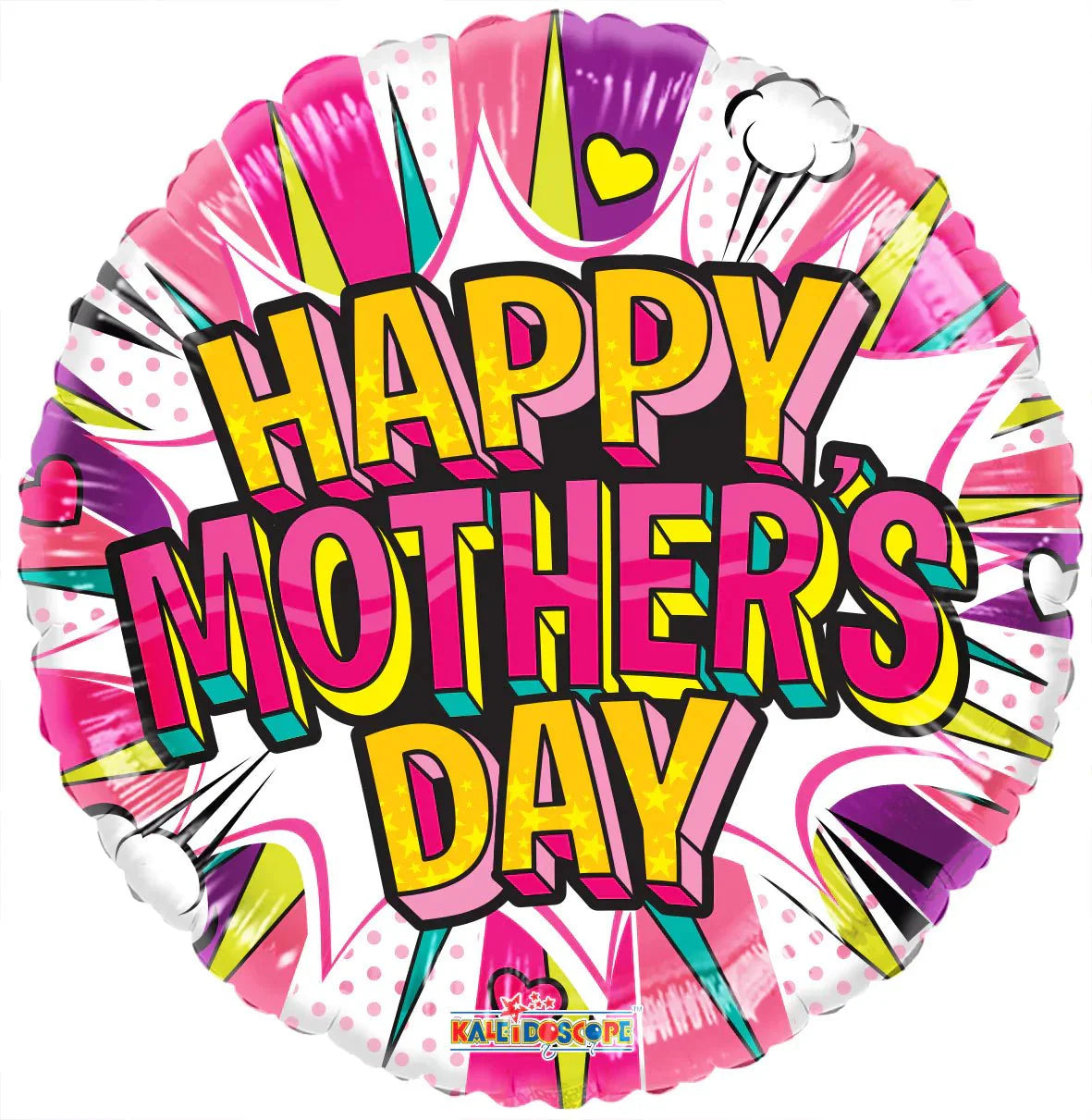 18" Mother's Day Pink Comic (100ct) - Conver USA
