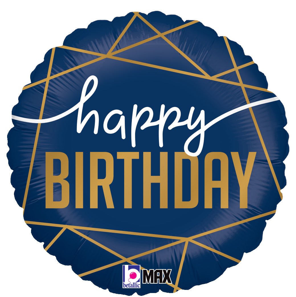 18" Navy Birthday