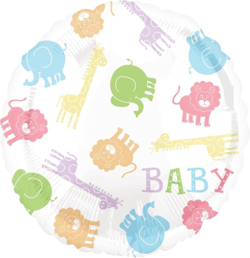 18" Pastel Animal Baby (10ct)