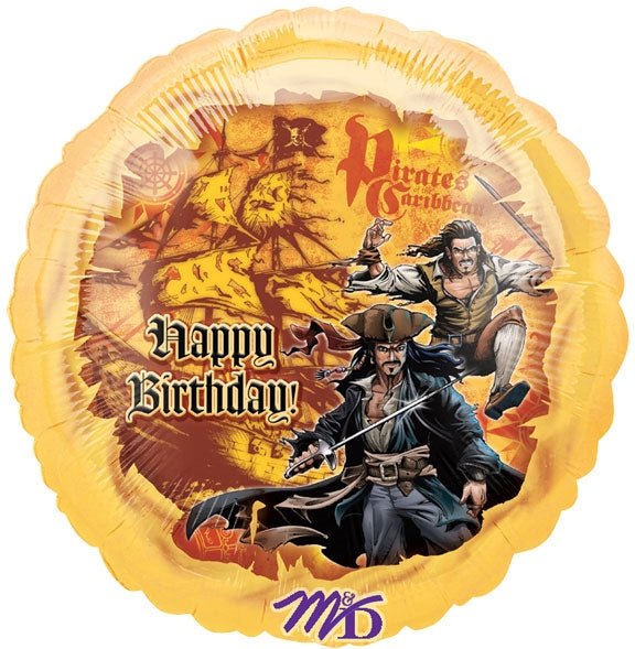 18" Pirates II - Happy Birthday