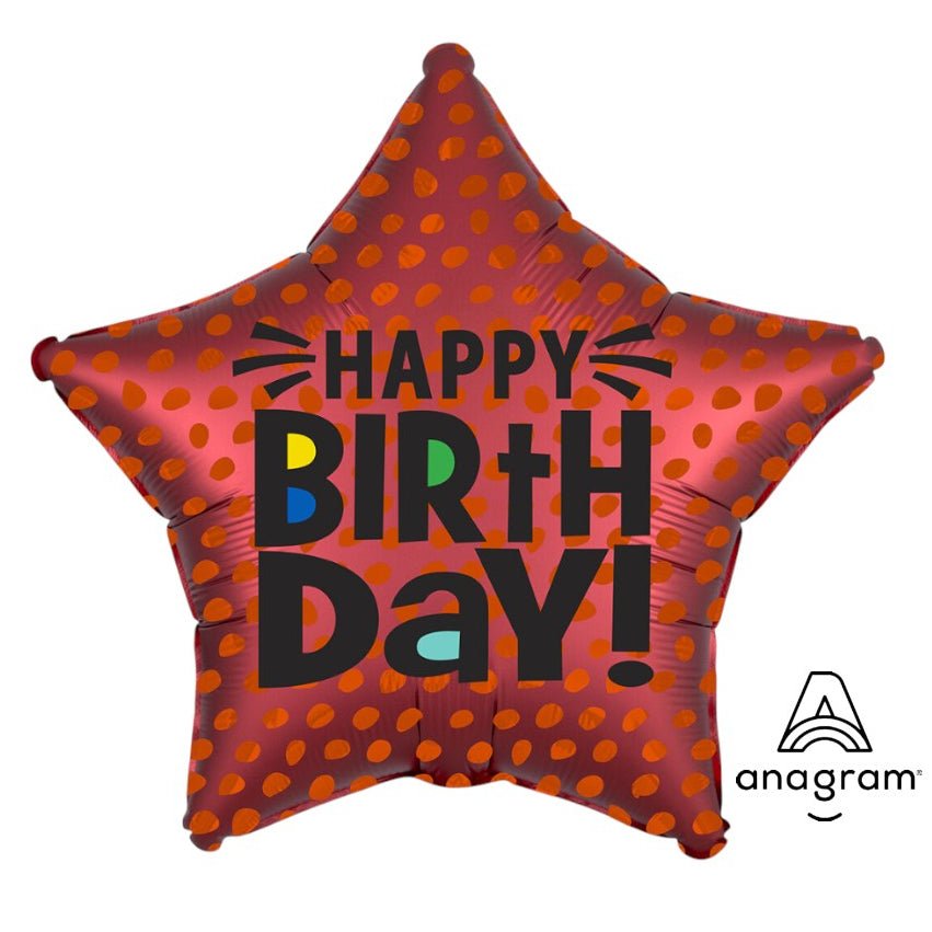 18" Satin Star Birthday - Anagram