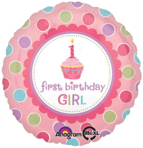 18" Sweet Little Cupcake Girl (10ct)