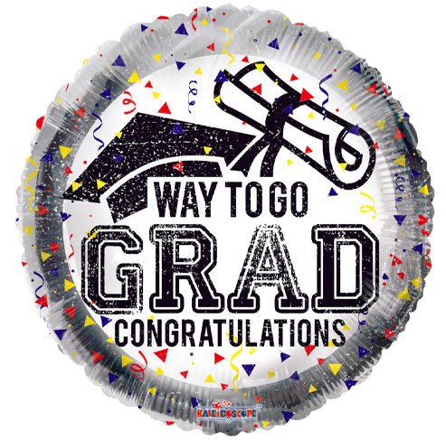 18" Way to Go Grad Congratulations (100ct) - Conver USA