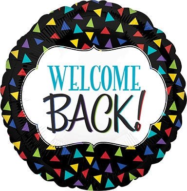 18" Welcome Back Triangles (10ct)