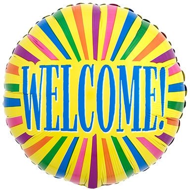 18" Welcome Burst Yellow (10ct)