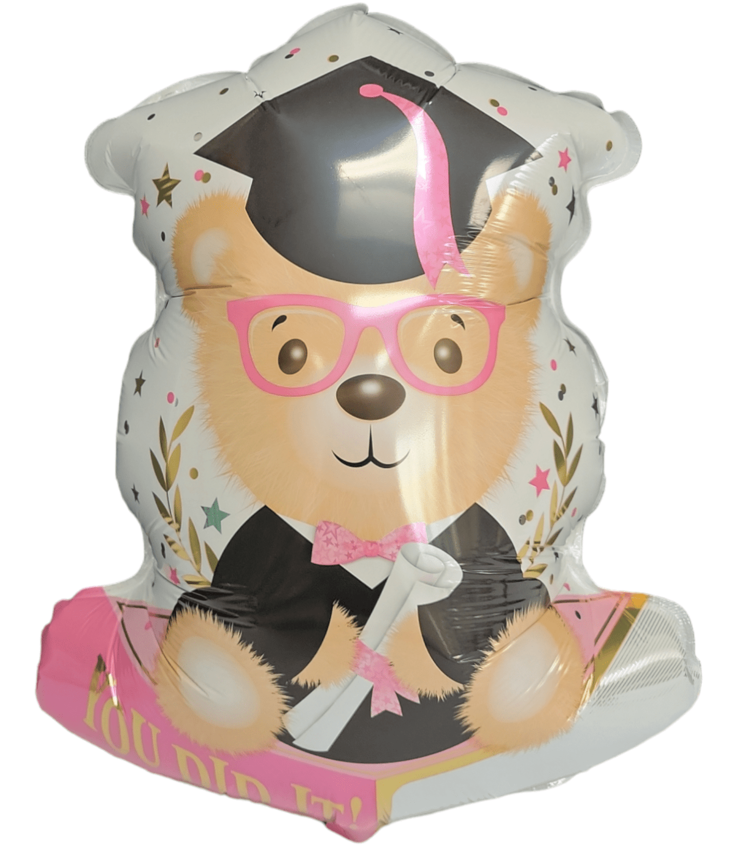 18" You Did It Pink Graduation Bear - Conver USA