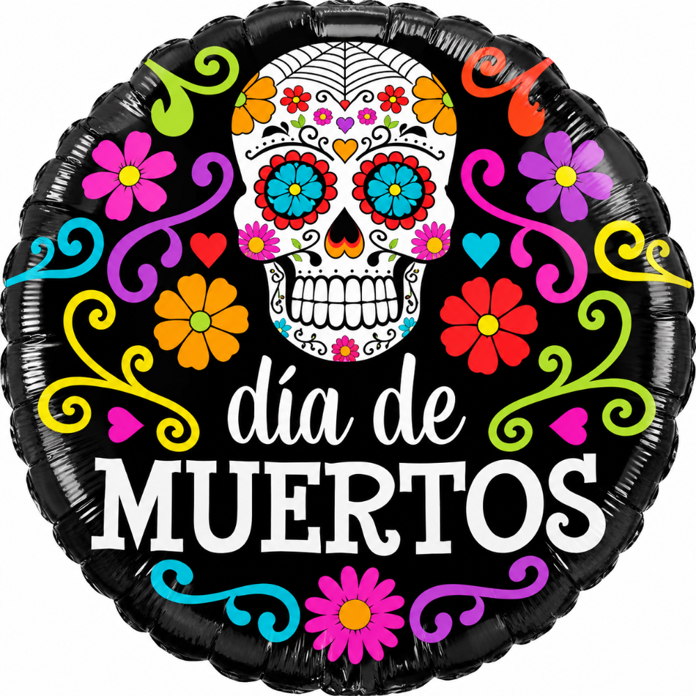 18" Colorful dia de Muertos - Anagram