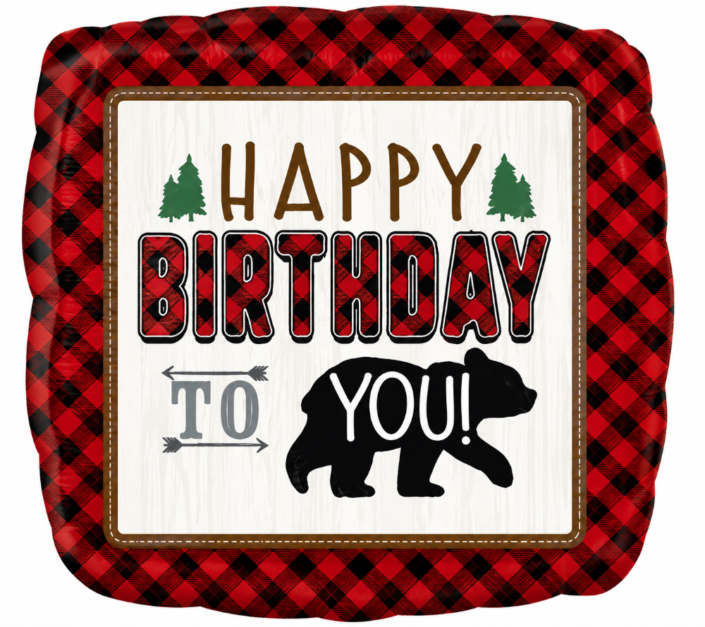 18" Little Lumberjack Birthday - Anagram