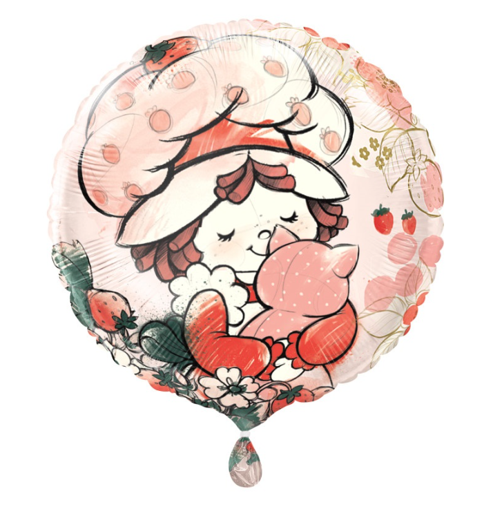 18" Strawberry Shortcake Round Foil Balloon - Unique
