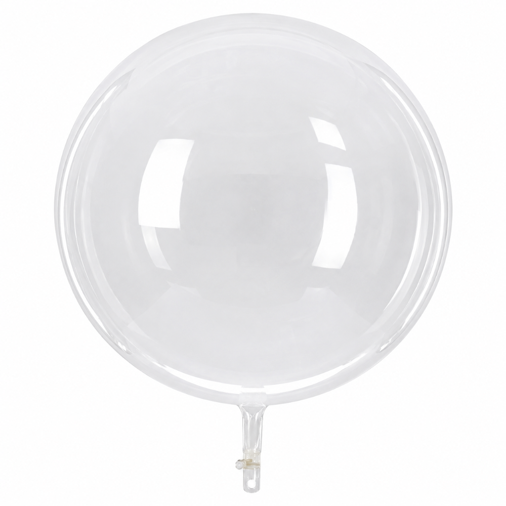 12" Clear Bobo (5ct)