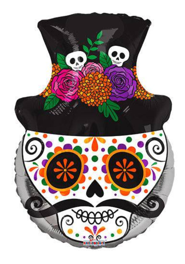 20" Catrin Skull Day of the Dead (5ct) - Conver USA