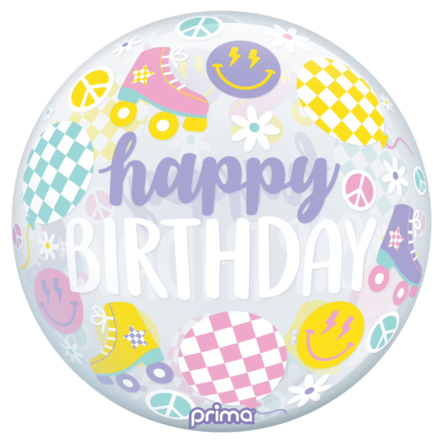 20" Retro Skates Birthday Sphere