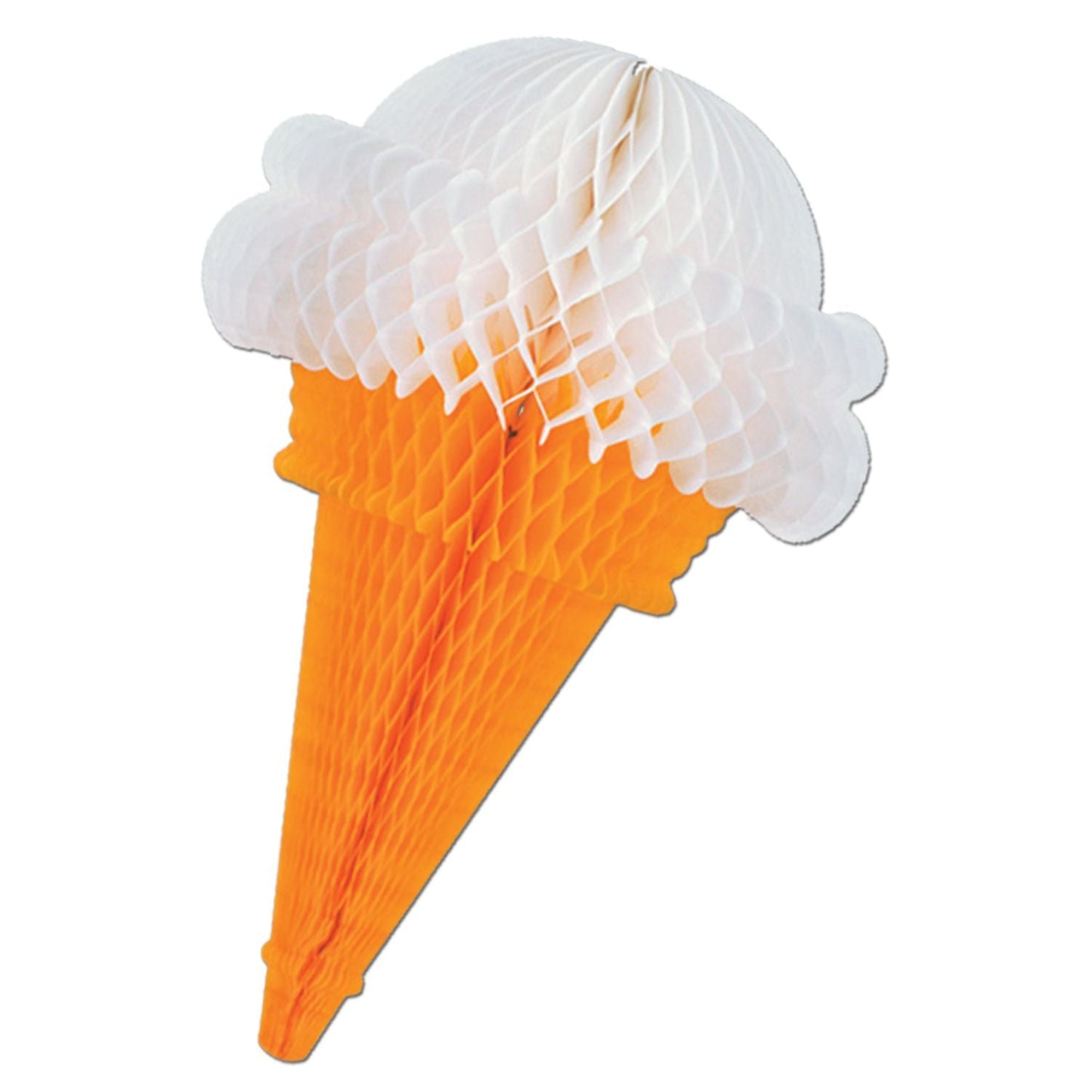 24" Honeycomb Decoration - Ice Cream Cone