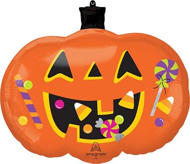 24" Trick or Treat Pumpkin