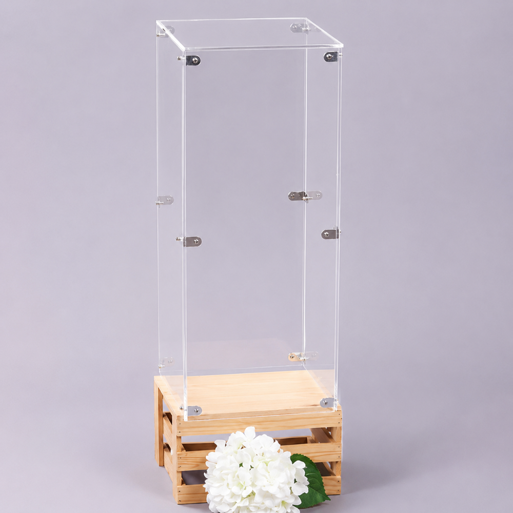 Soporte de pedestal acrílico de 24" - Estrella natural Inc.