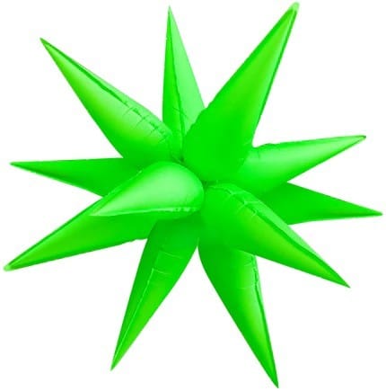 26" Neon Exploding Stars Balloon - Winner Party