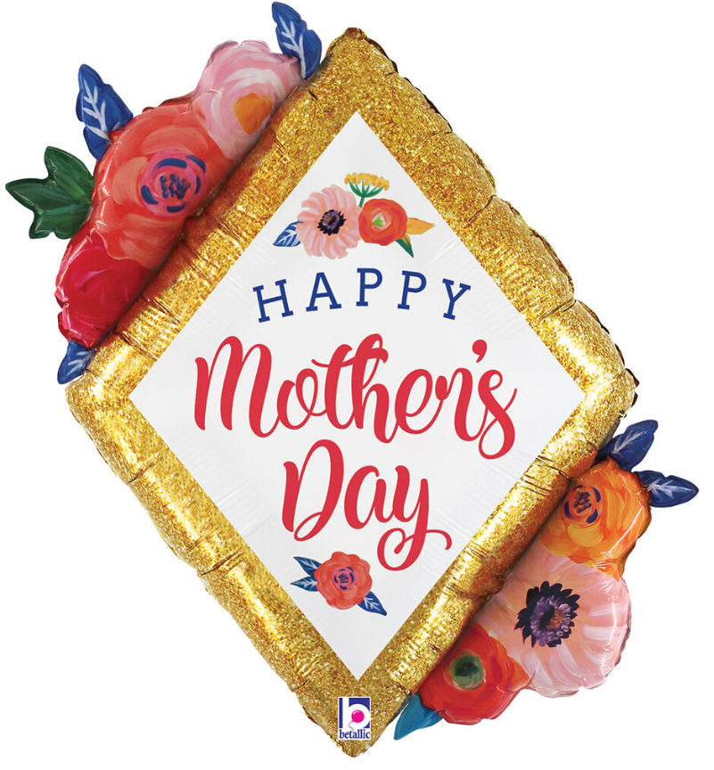 28" Happy Mother's Day Diamond - Betallic