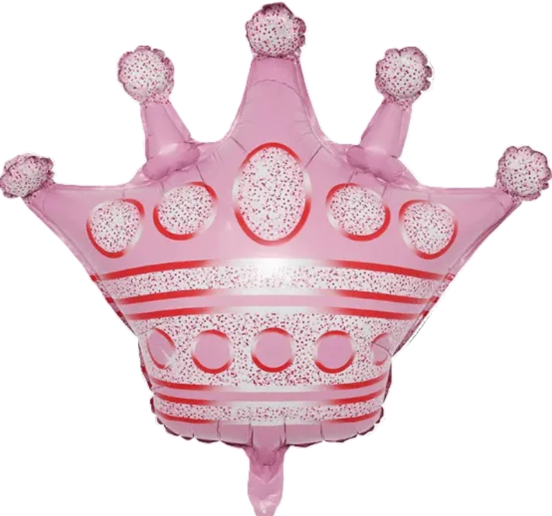 Globo de Papel Metalizado de 30" - Corona Dorada