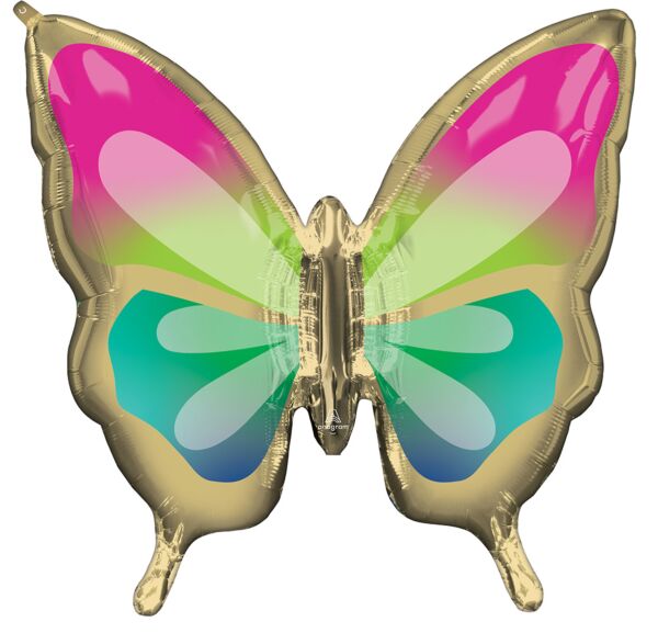 30" Tropical Butterfly Balloon